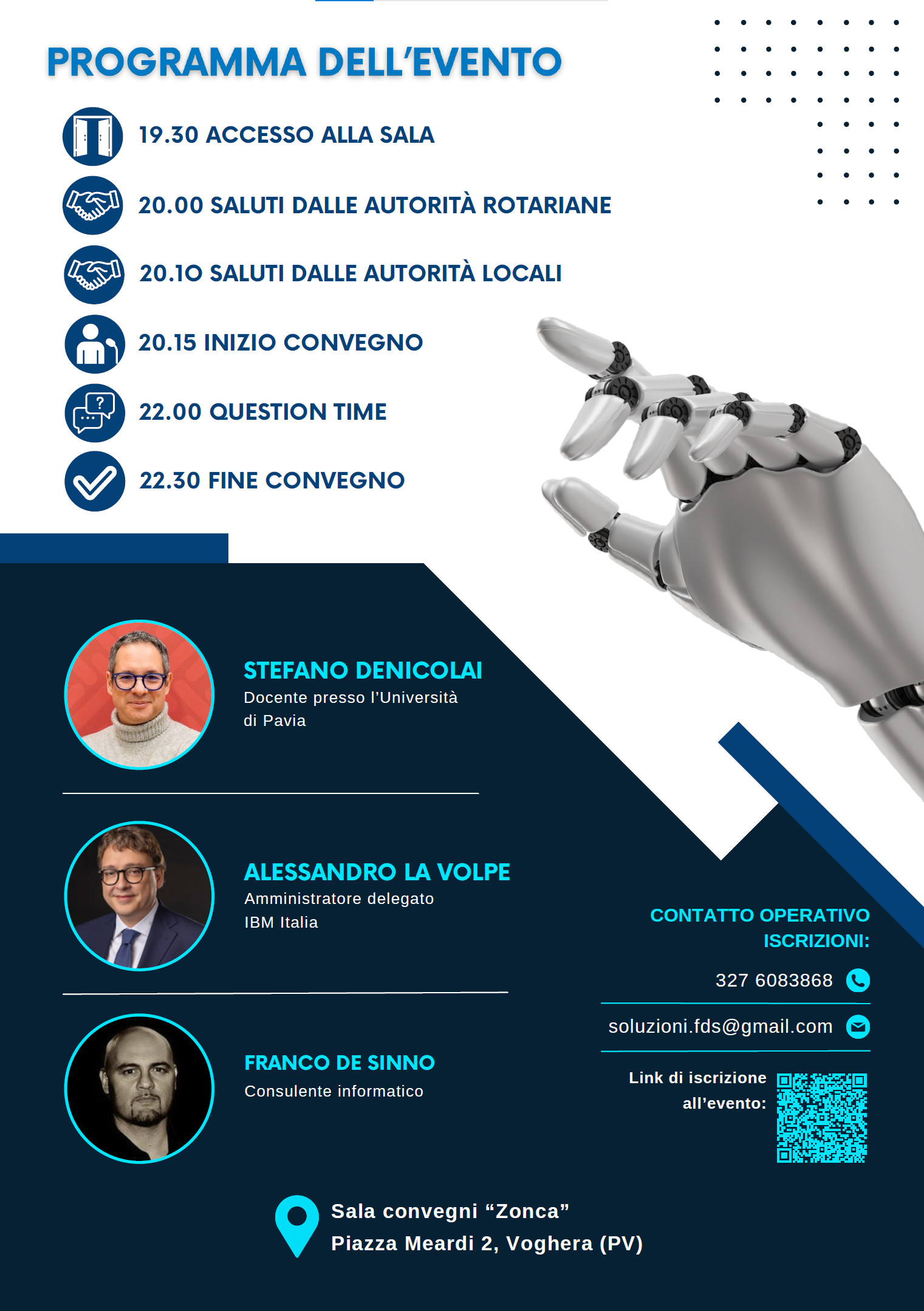 Convegno Intelligenza Artificiale Rotary Voghera